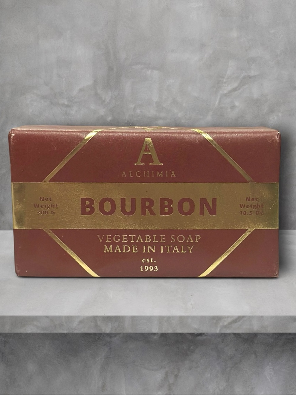 Alchimia Bourbon Vegetable Soap Made In Italy- premium quality, sophisticated